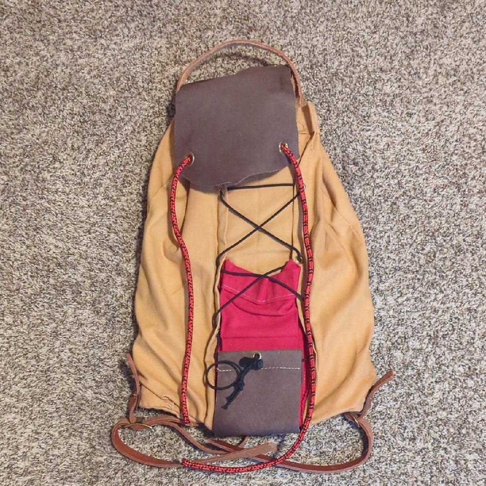 Goertzen Adventure Equipment Handmade Leather And Canvas Backpack